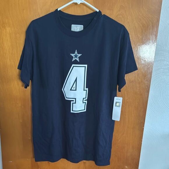 Dallas Cowboys Tshirt Mens Medium 4 Prescott - Picture 1 of 2